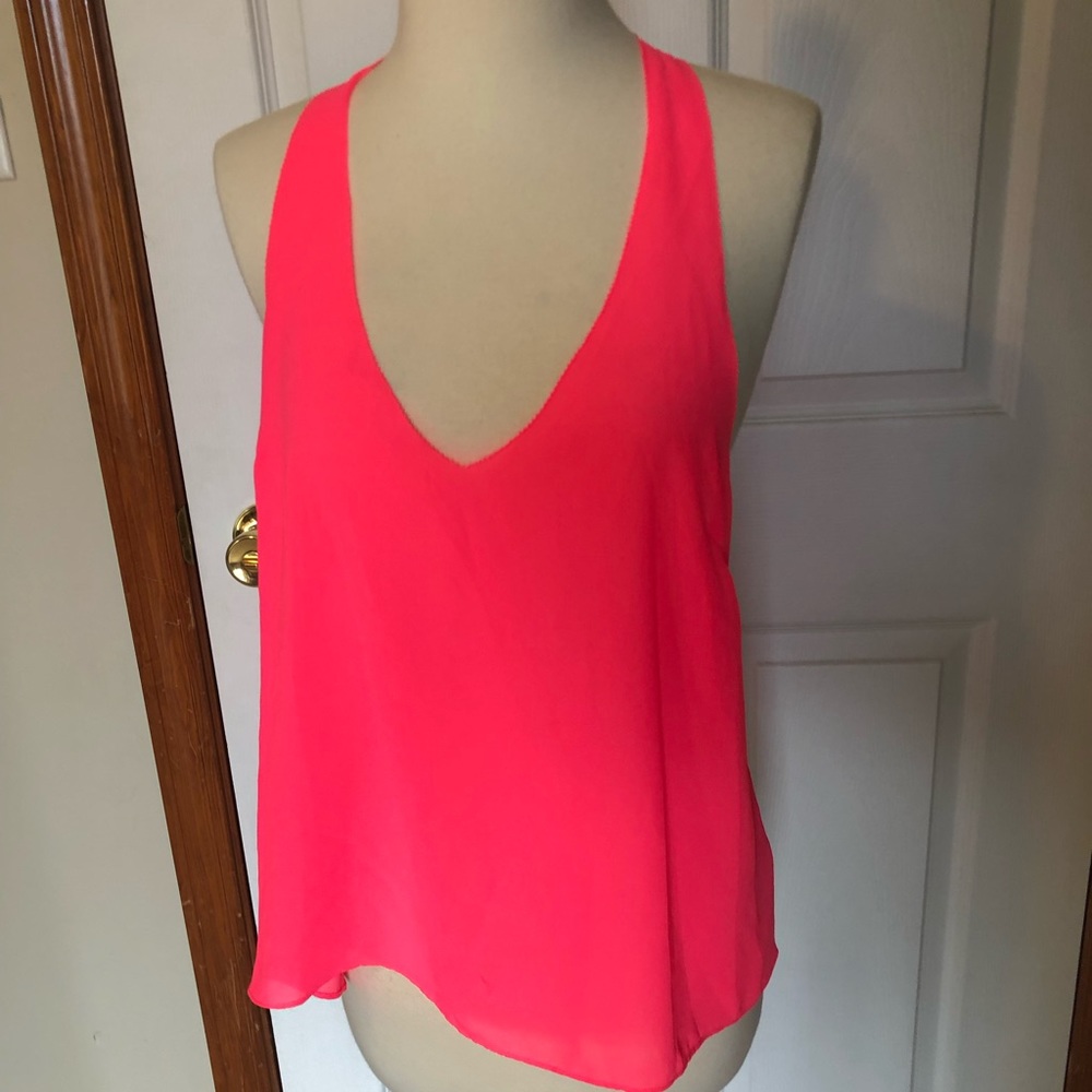 LF hot pink tank
